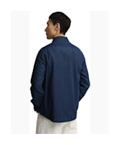Men's Barbour International Dufton Chambray Shirt - Dark Indigo