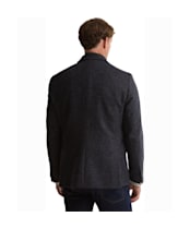 Men's Barbour Bryson Moons Check Blazer - Navy