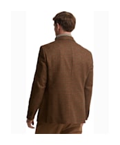 Men's Barbour Tindle Moons Houndstooth Blazer - Brown