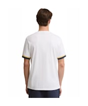 Men's Barbour International Deep Cuff Evan Tipped T-Shirt - New White