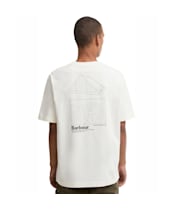 Men's Barbour Woodbine Relaxed Graphic T-Shirt - Whisper White