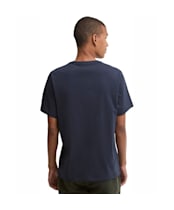 Men's Barbour Tartan Tailored Crest Logo T-Shirt - Navy