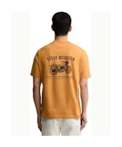 Men's Barbour International Steve McQueen Grange Graphic T-Shirt - Honey