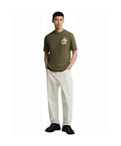 Men's Barbour International Herman Graphic T-Shirt - Mid Olive