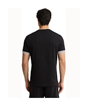 Men's Barbour International Newport Tipped T-Shirt - Black