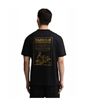 Men's Barbour International 90th Anniversary Graphic T-Shirt - Black