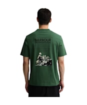 Men's Barbour International 90th Anniversary Graphic T-Shirt - Racing Green