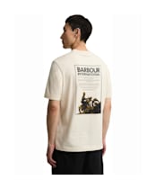 Men's Barbour International 90th Anniversary Graphic T-Shirt - Chalk