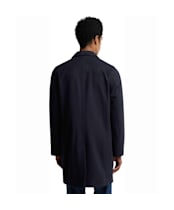 Men's Barbour Umbridge Wool Coat - Navy