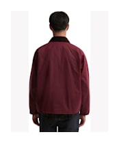 Men's Barbour Oversized Transport Waxed Jacket - Biking Red