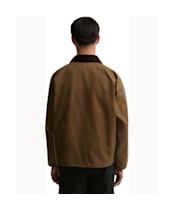 Men's Barbour Oversized Transport Waxed Jacket - Sand