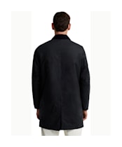 Men’s Barbour Waxed Mac - NAVY / SHADOW