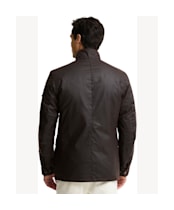 Men's Barbour International Tourer Duke Waxed Jacket - Dark Brown