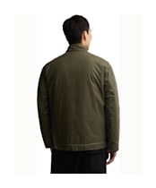 Men's Barbour International Winter Merton Waxed Jacket - Olive Night