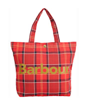 Barbour Mini Telfield Tartan Tote - Cardinal Tartan