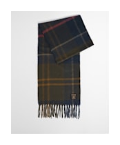 Barbour Yorklane Tartan Scarf - Shadow Classic Tartan