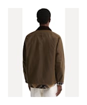 Men's Barbour Icons Transport Waxed Jacket - Brown / Birchwood