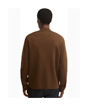 Men's Barbour Florcombe Knitted Cardigan - Dark Sand