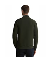 Men's Barbour Thornton Quilted Zip Through Sweat - Dark Navy