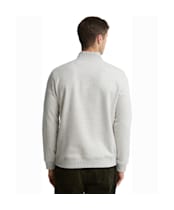 Men's Barbour Desmond Half Zip Sweat - Grey Marl