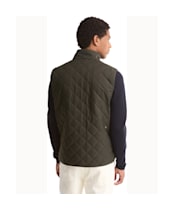 Men's Barbour Lux Lowerdale Gilet - Dark Sage