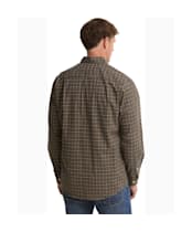 Men's Barbour Alderwood Regular Fit Tattersall Shirt - Olive