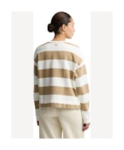 Women's Barbour Eva Sweatshirt - Cloud / Warm Trench