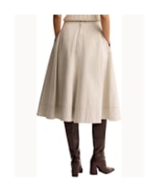 Women's Barbour Harleigh Midi Skirt - Washed Birch