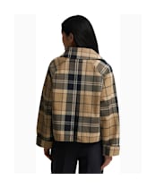 Women's Barbour Delilah Checked Showerproof Jacket - Birchwood Dress Tartan