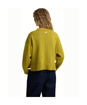 Women's Barbour Harling Cotton Knitted Jumper - Pear