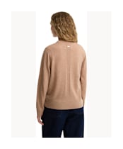Women's Barbour Penwood Cashmere Knitted Jumper - Camel