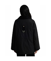 Women's Barbour Treeton Waxed Jacket - Black / Ancient 