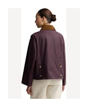 Women's Barbour Cottingham Waxed Jacket - Bordeaux / Muted