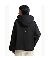 Women's Barbour Carville Waxed Jacket - Black / Ancient 