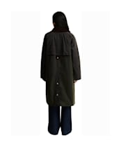 Women's Barbour Checked Kirklees Waxed Jacket - Fern / Classic / Shadow Classic