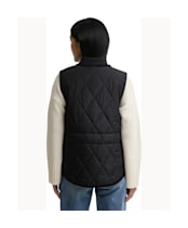 Women's Barbour Glendyn Quilted Gilet - Black / Ancient 