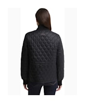 Women's Barbour Hermione Quilted Jacket - Black / Shadow Classic