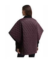 Women's Barbour Mildred Quilted Cape - Fig / Muted