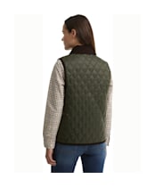 Women's Barbour Darwen Quilted Gilet - Olive / Shadow Classic