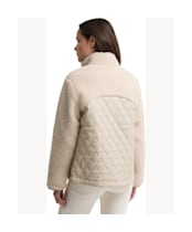 Women's Barbour Ami Casual Fleece Jacket - Ecru