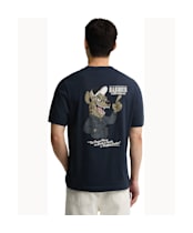 Men's Barbour International Pull Graphic T-Shirt - Navy