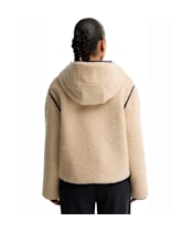 Women's Barbour International Ramona Fleece Casual Jacket - Jasmine / Black