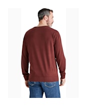 Men's Ridgeline Hartland Crew Knit - Oxblood