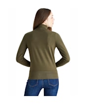  Women's Ridgeline Melford Roll Neck Knit - Khaki Green