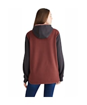 Women's Ridgeline Tribe Hoodie - Oxblood Tri Colour