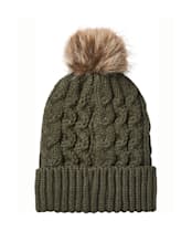 Women's Ridgeline Nordic Fleck Bobble Hat - Deep Forest