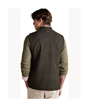 Men's Joules Tweed Gilet - Green