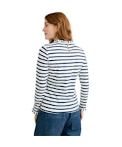 Women's Lily & Me Marnie Stripe Top - Navy / Ecru