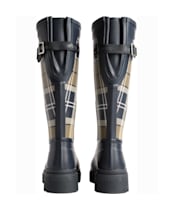 Women's Barbour Dena Tall Wellingtons - Dark Navy / Birchwood