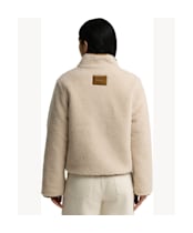 Women's Barbour Elenora Casual Fleece Jacket - Ecru